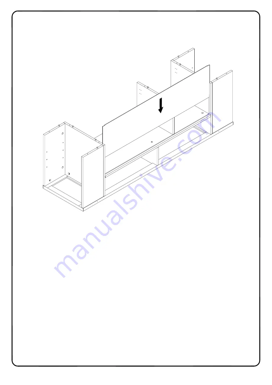 Walker Edison W58OSC3D Assembly Instructions Manual Download Page 20