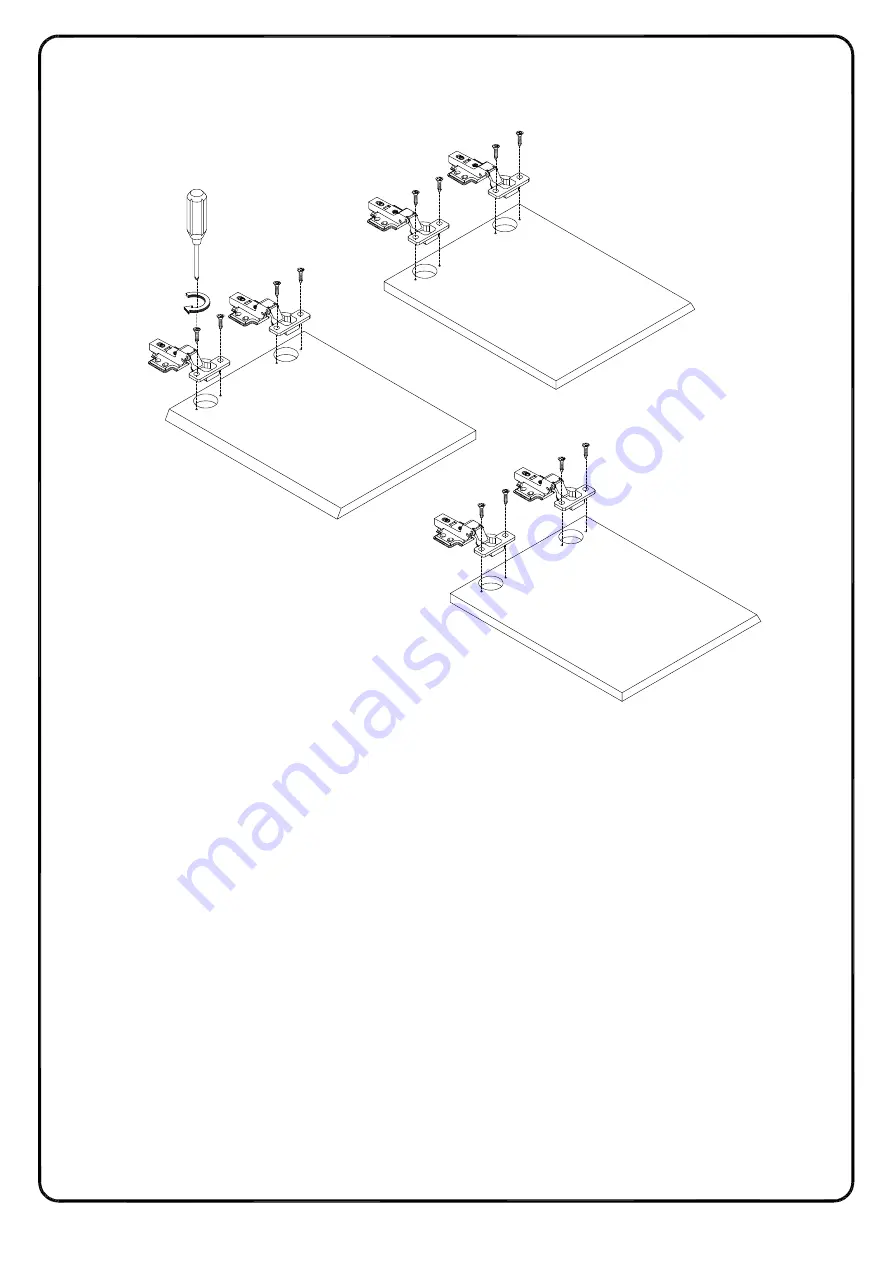 Walker Edison W58OSC3D Assembly Instructions Manual Download Page 26