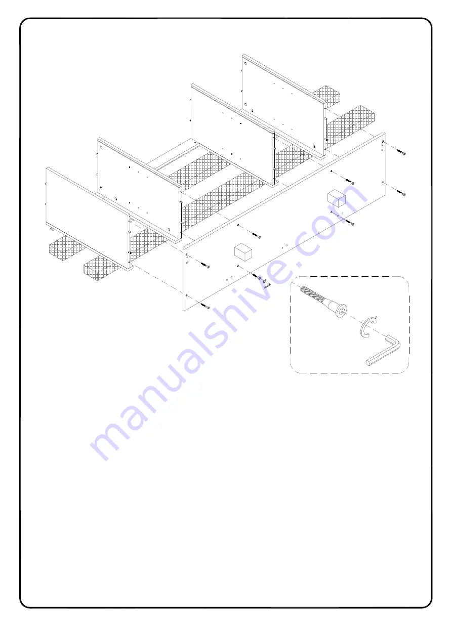 Walker Edison W58SGD Assembly Instructions Manual Download Page 12