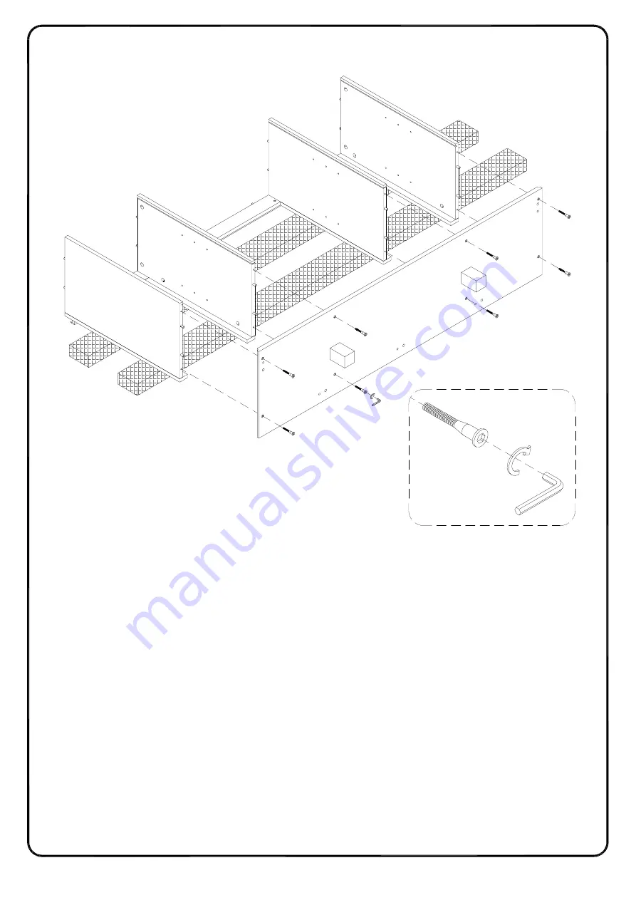 Walker Edison W58SGRD Assembly Instructions Manual Download Page 12