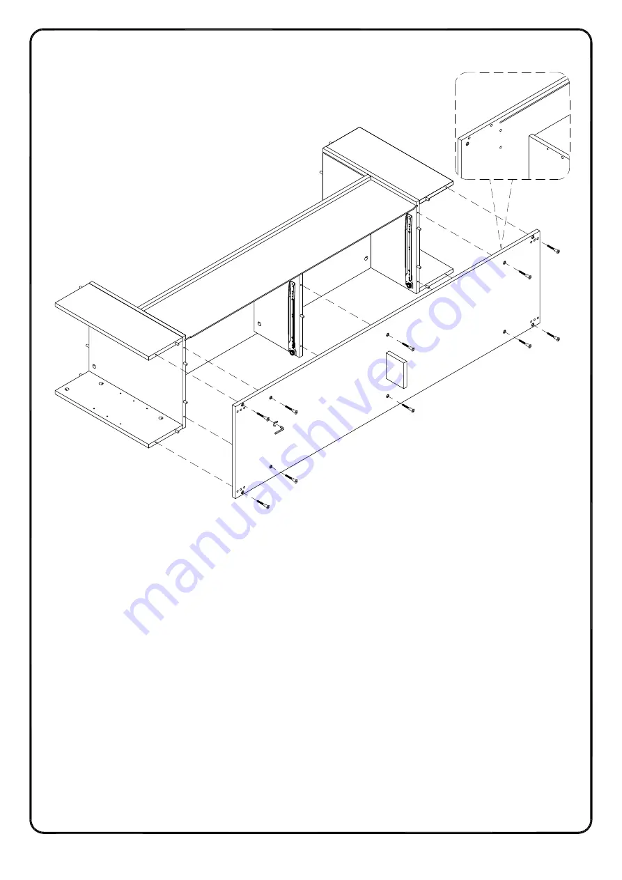 Walker Edison W60CMP Assembly Instructions Manual Download Page 16