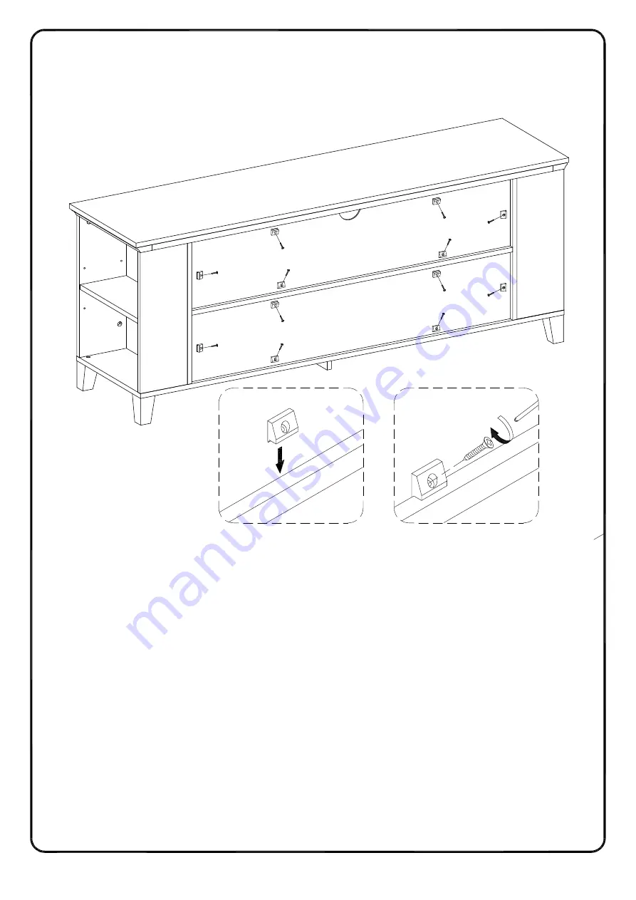 Walker Edison W60CMP Assembly Instructions Manual Download Page 21