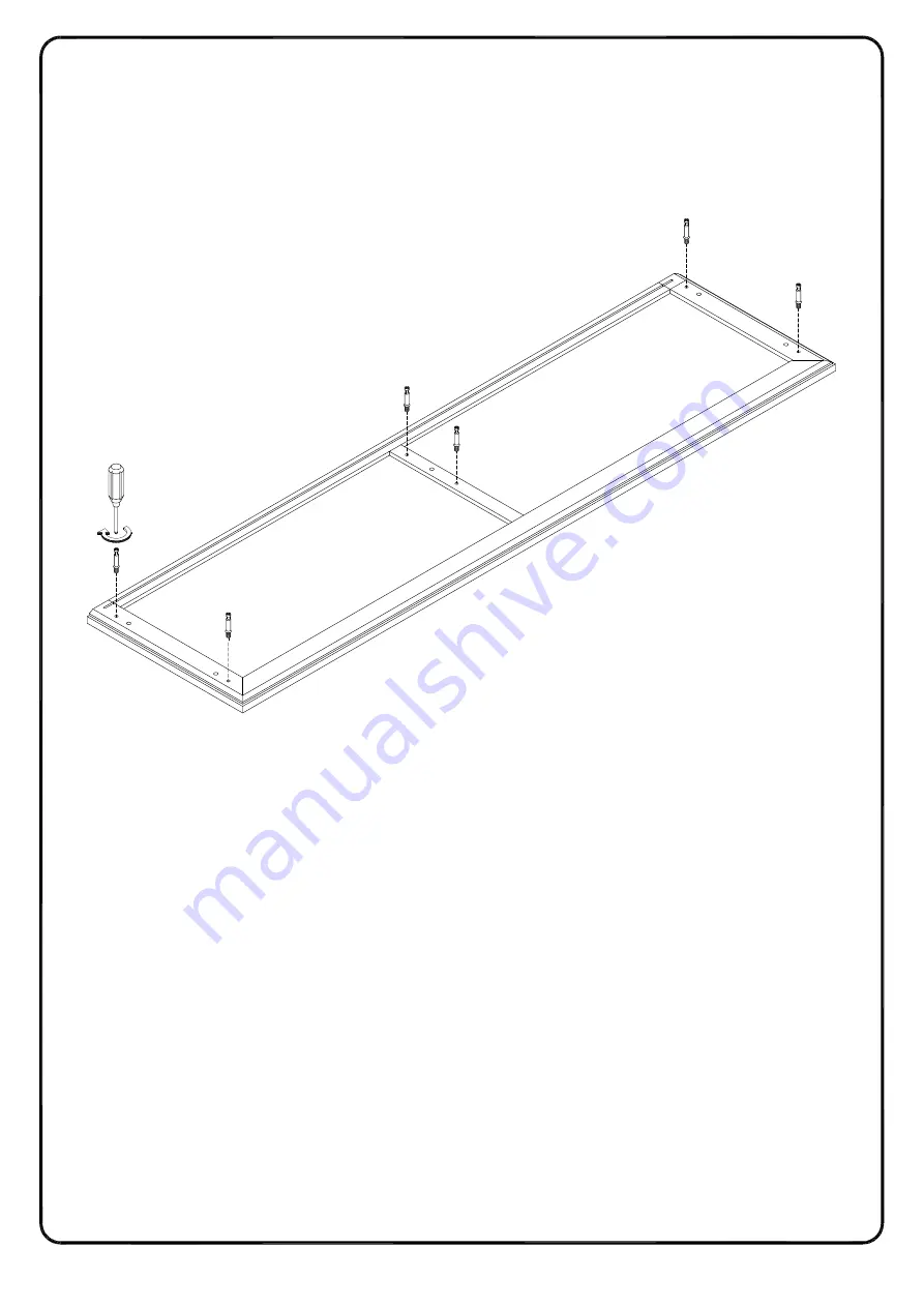 Walker Edison W60FP2DHB Assembly Instructions Manual Download Page 11