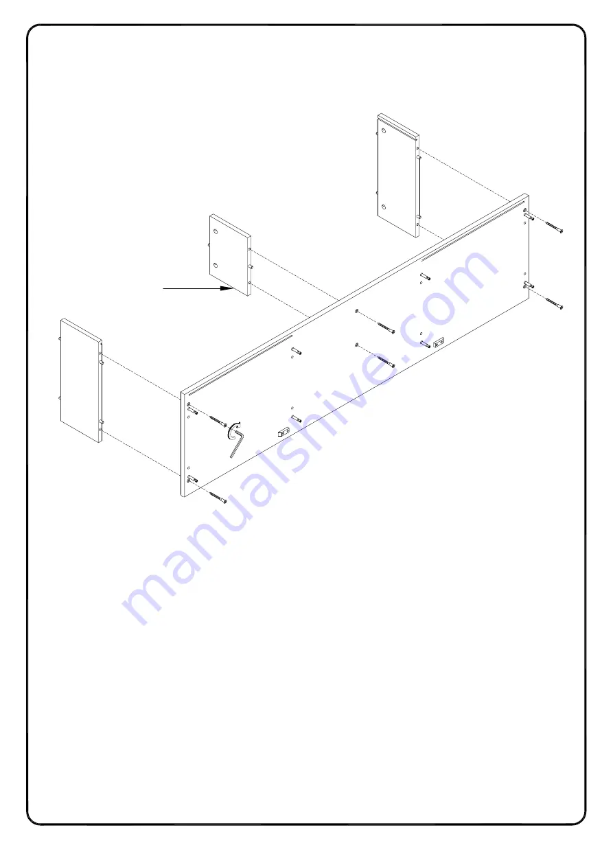 Walker Edison W60FP2DHB Assembly Instructions Manual Download Page 16