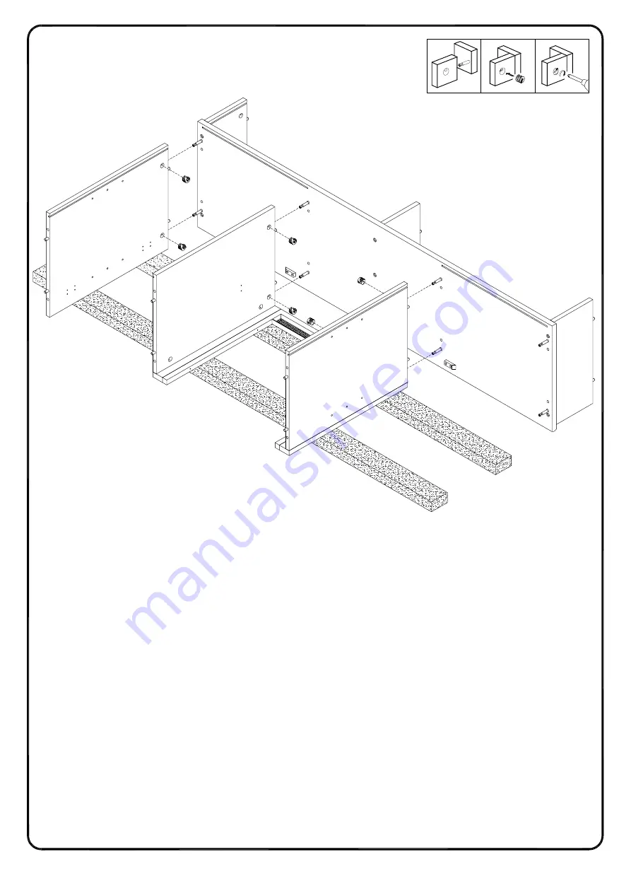 Walker Edison W60FP2DHB Assembly Instructions Manual Download Page 18