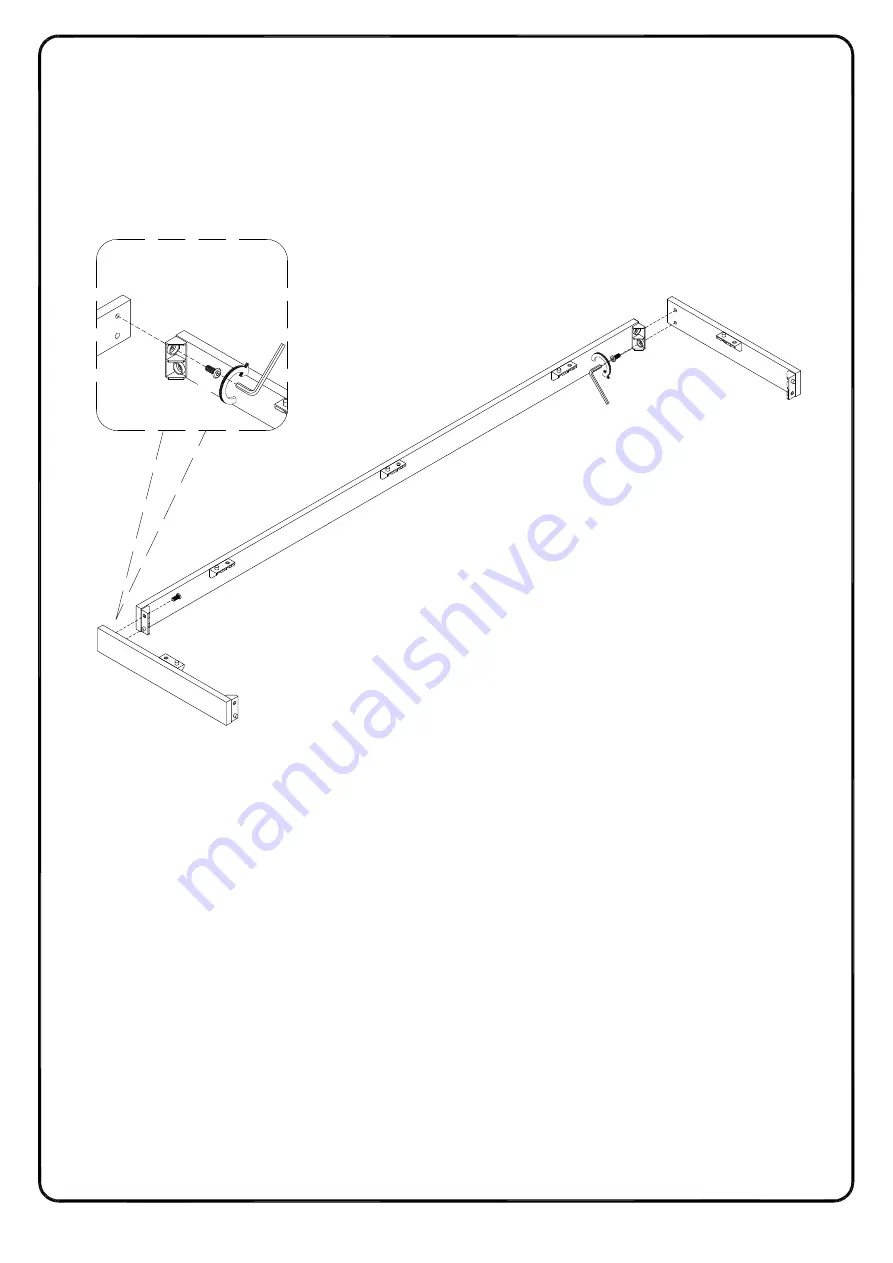 Walker Edison W60FP2DHB Assembly Instructions Manual Download Page 23