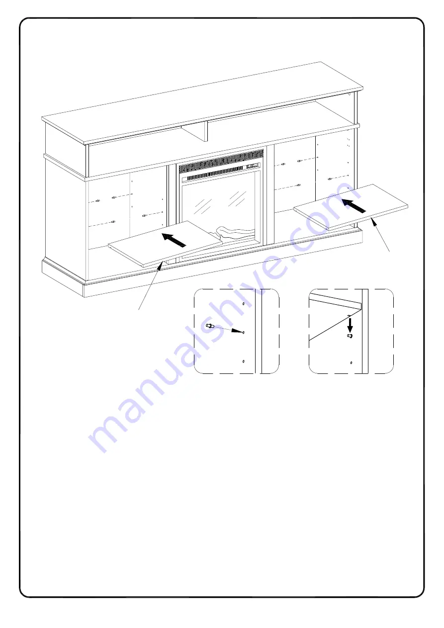 Walker Edison W60FP2DHB Assembly Instructions Manual Download Page 33