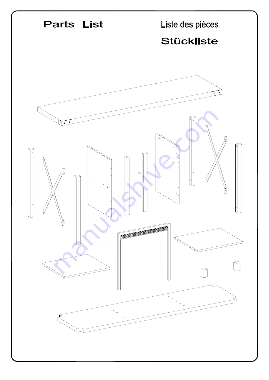 Walker Edison W60FPMX Assembly Instructions Manual Download Page 6