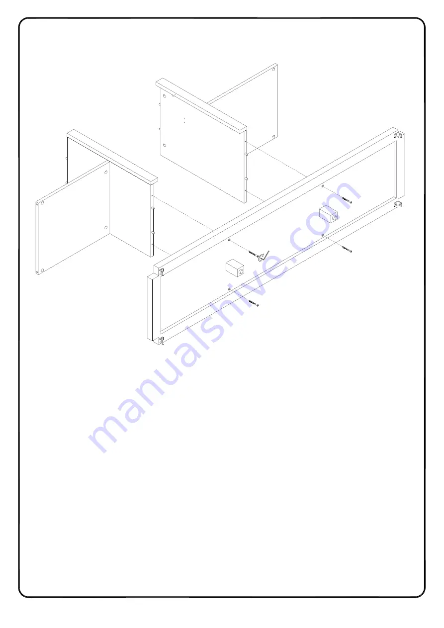 Walker Edison W60FPMX Assembly Instructions Manual Download Page 17