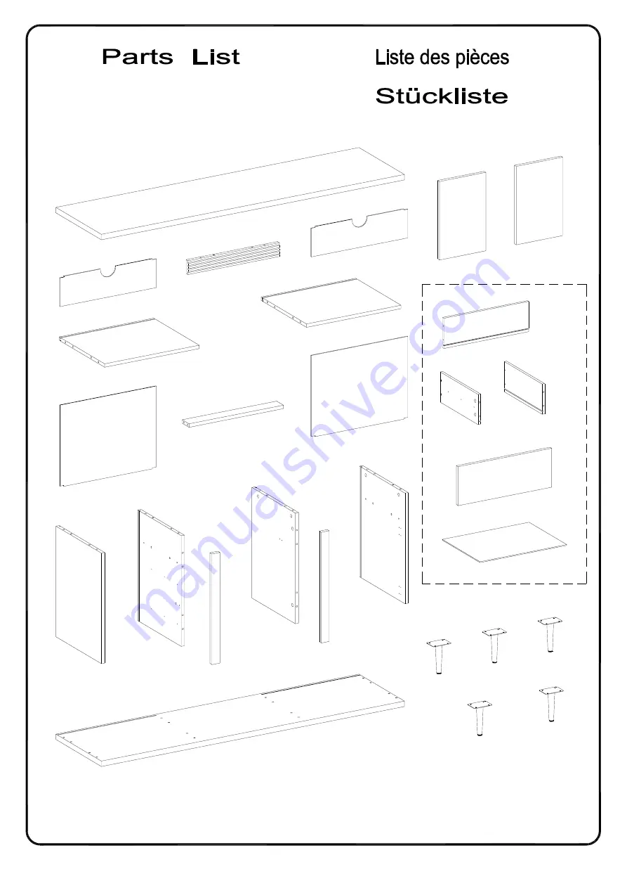 Walker Edison W60FPRTH Assembly Instructions Manual Download Page 6