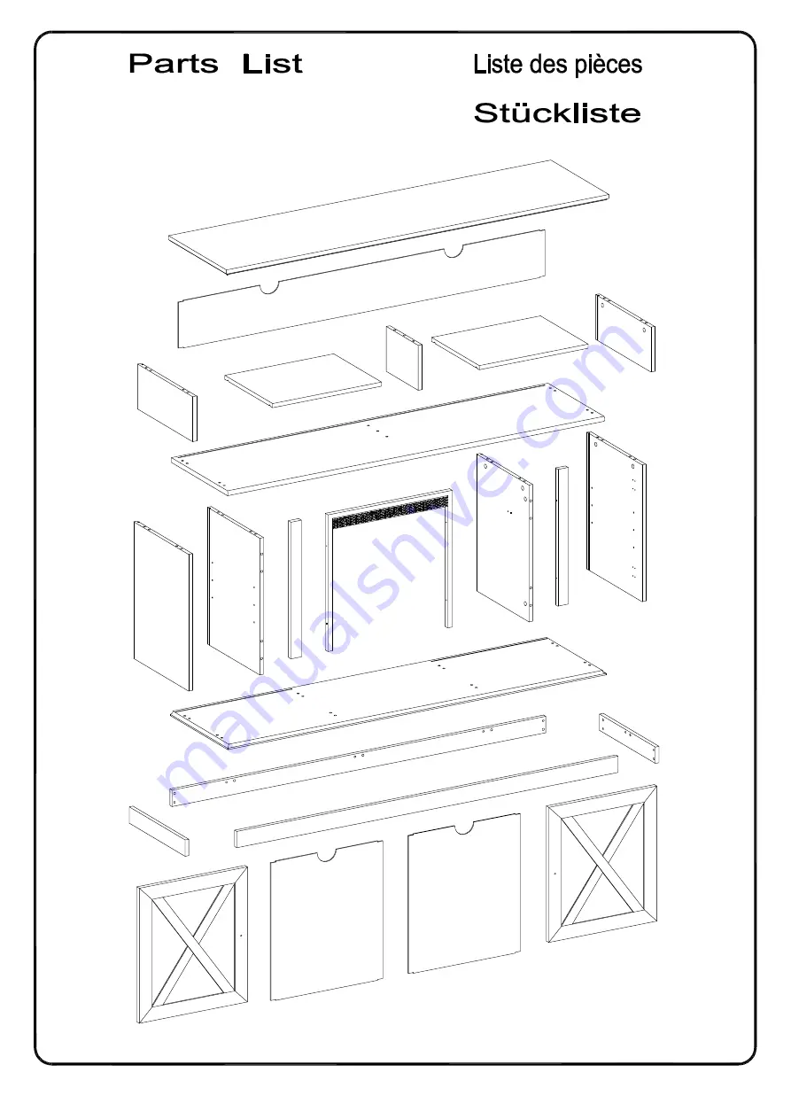 Walker Edison W60FPXDHB Assembly Instructions Manual Download Page 6