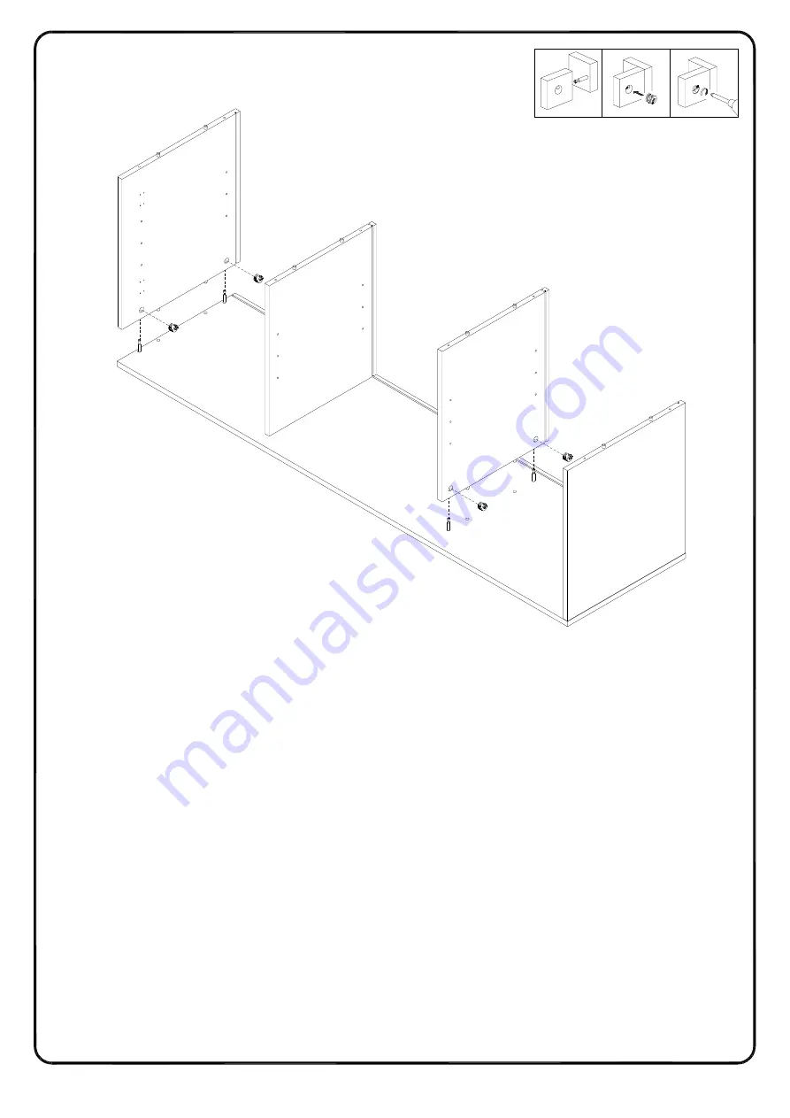 Walker Edison W60MAR2D Assembly Instructions Manual Download Page 13