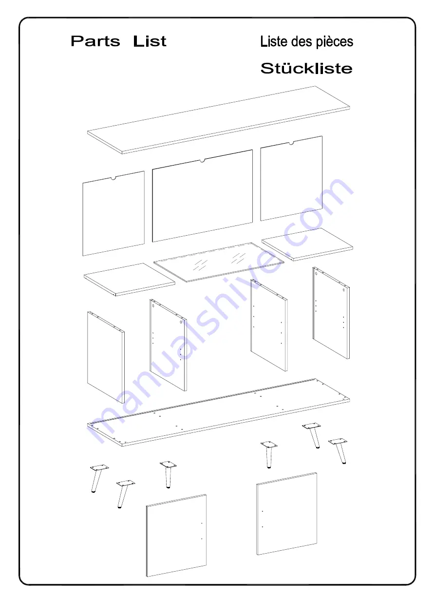 Walker Edison W60NOR2D Assembly Instructions Manual Download Page 6