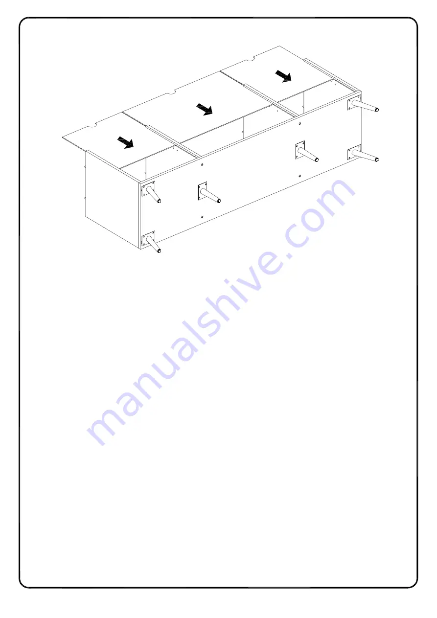 Walker Edison W60NOR2D Assembly Instructions Manual Download Page 14