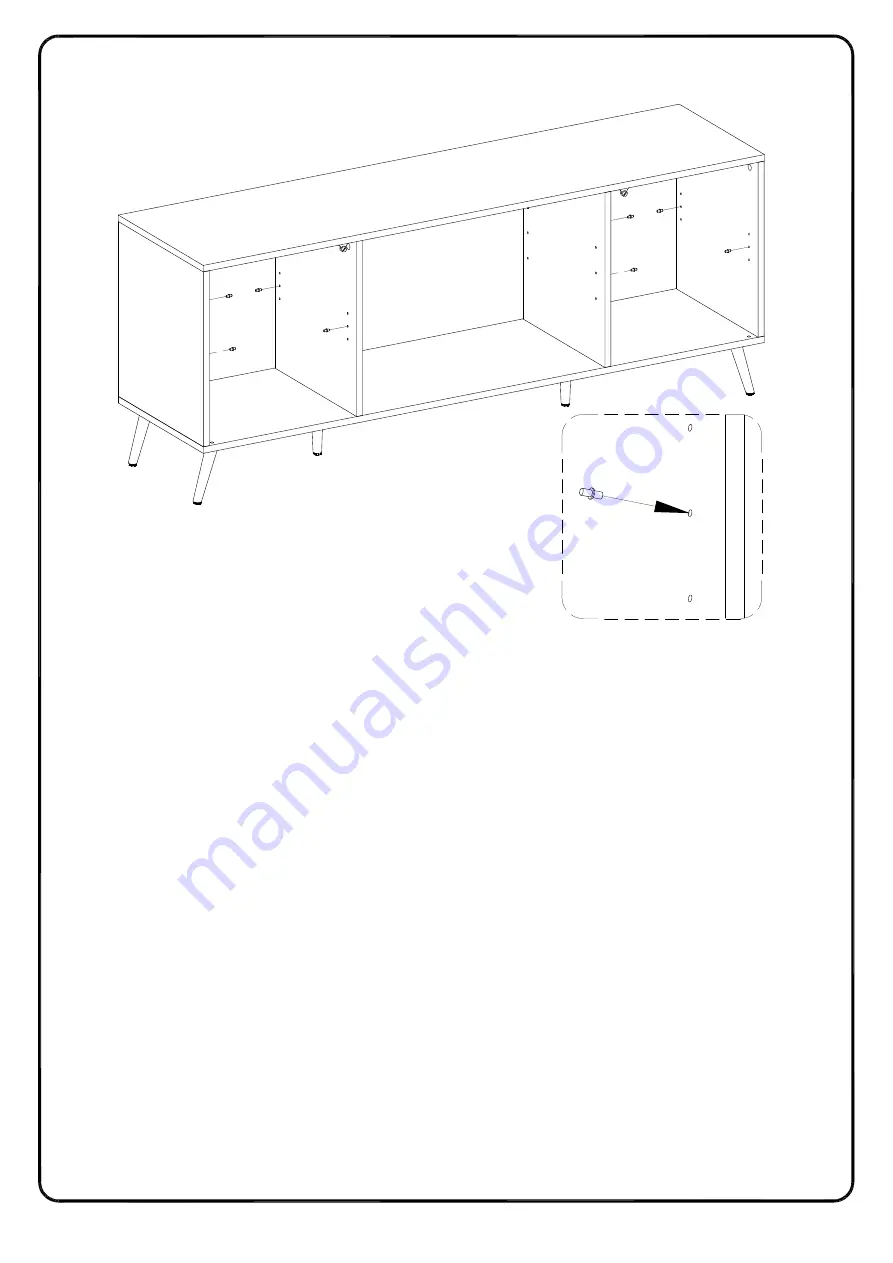 Walker Edison W60NOR2D Assembly Instructions Manual Download Page 19