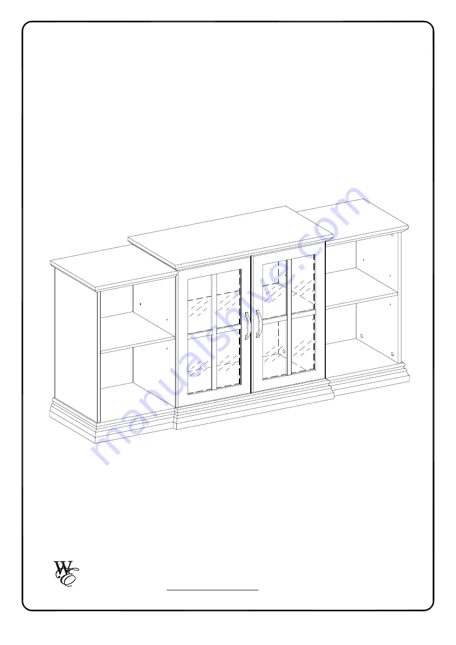 Walker Edison W60TER Assembly Instructions Manual Download Page 1