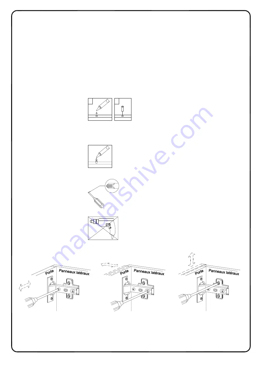 Walker Edison W70BLA2D Assembly Instructions Manual Download Page 3