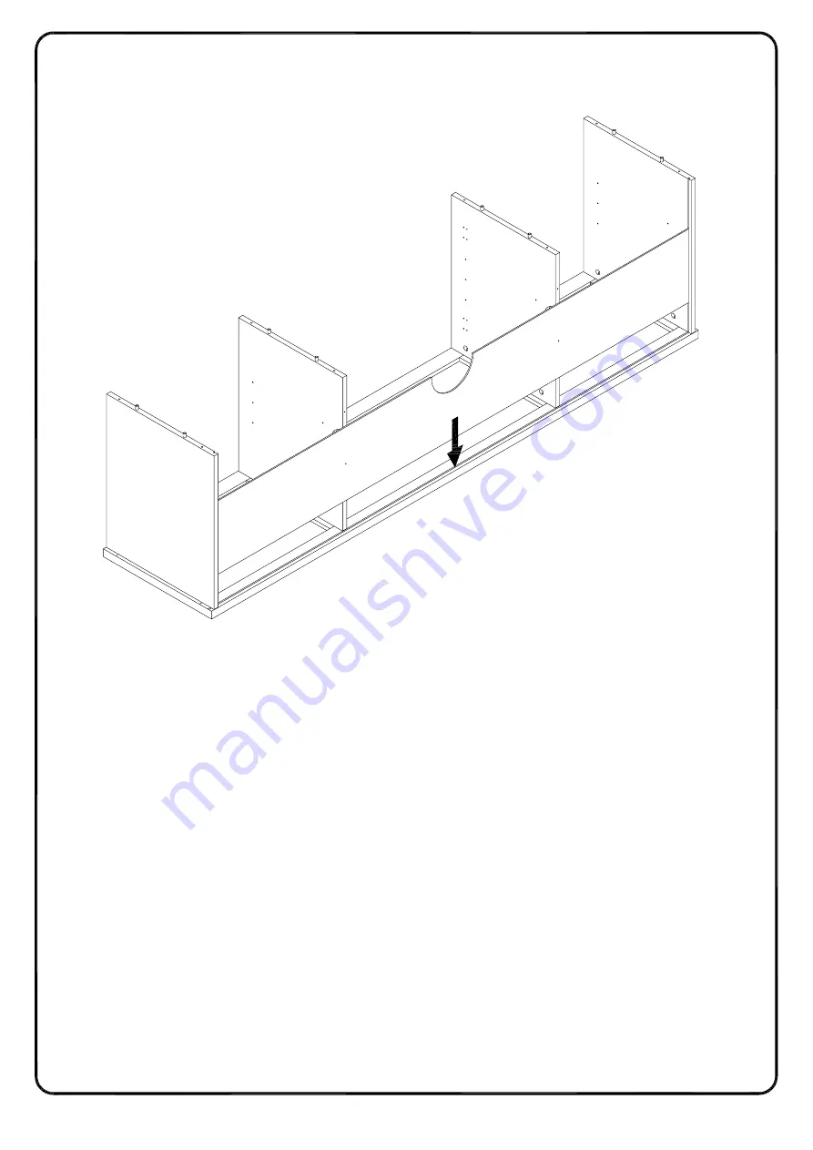 Walker Edison W70BLA2D Assembly Instructions Manual Download Page 14