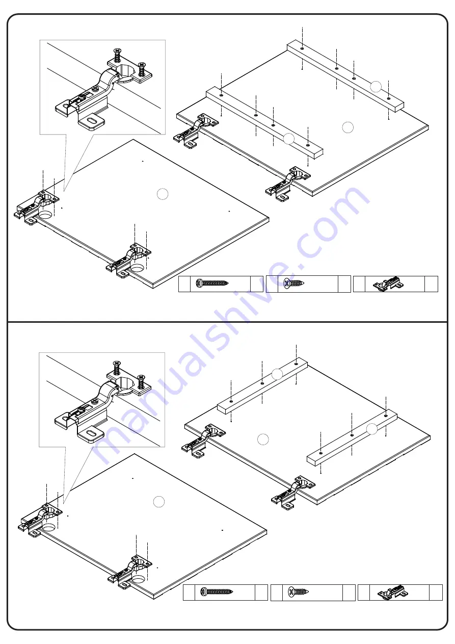 Walker Edison W70FLN3D Assembly Instructions Manual Download Page 11