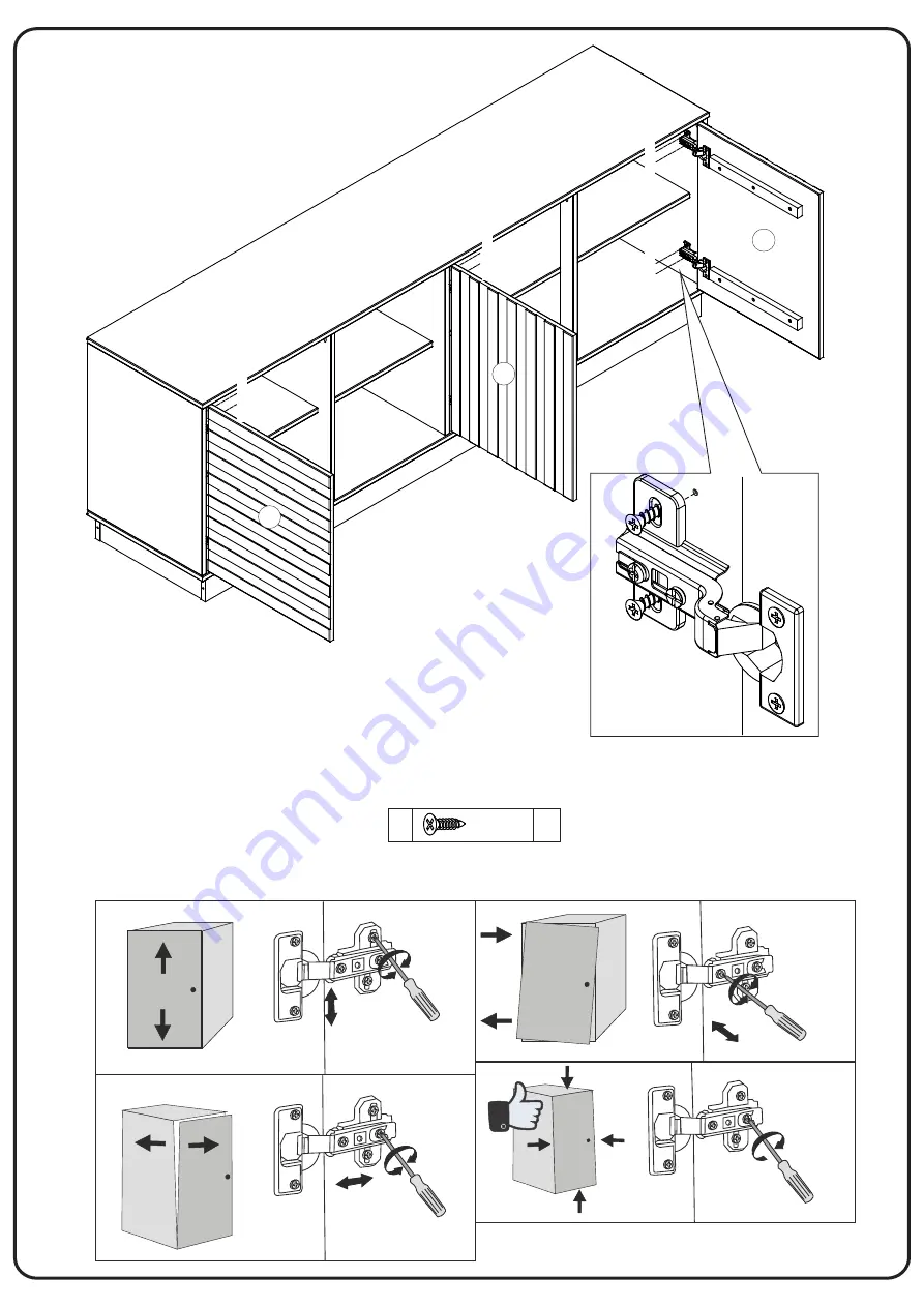 Walker Edison W70FLN3D Assembly Instructions Manual Download Page 12