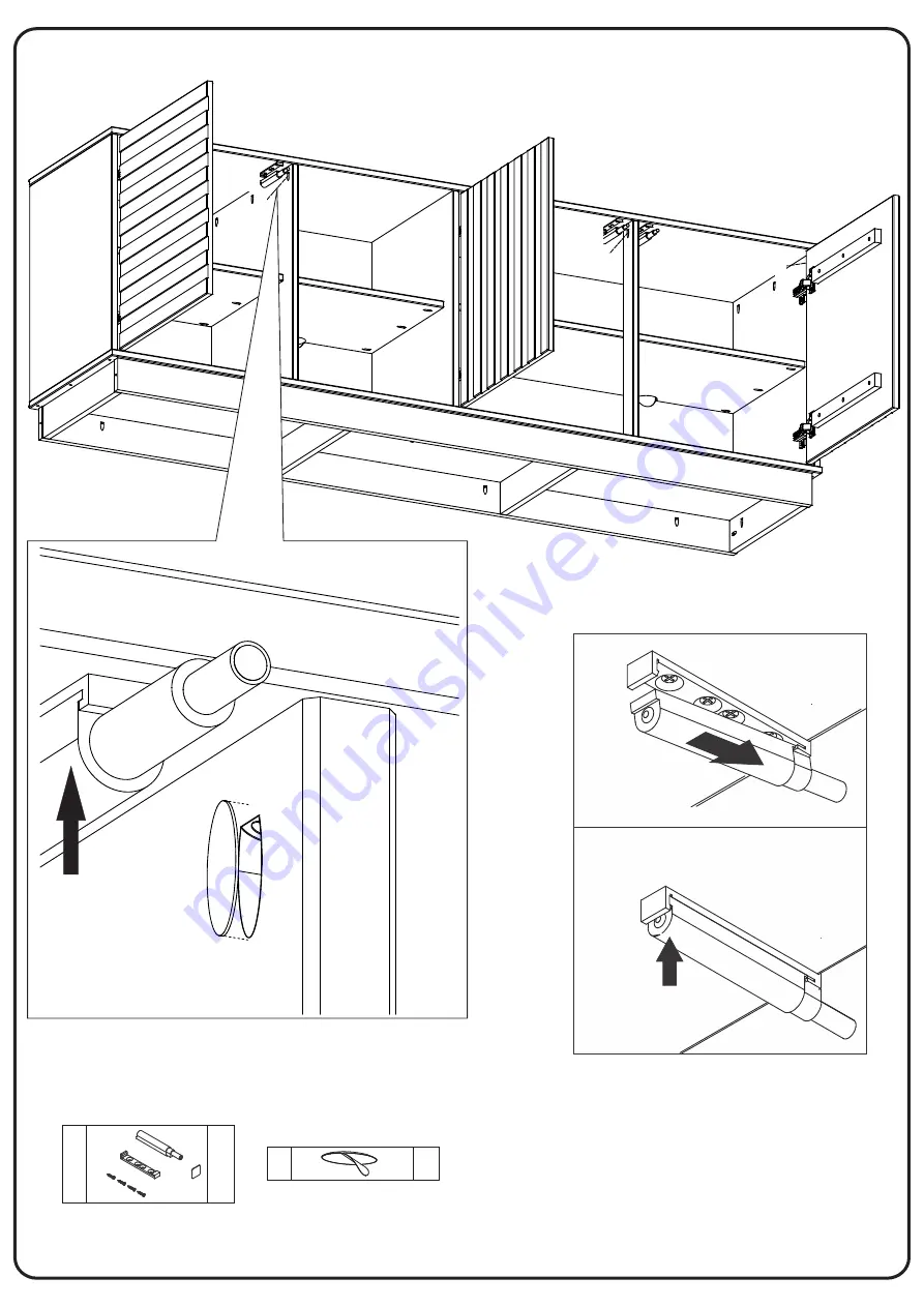 Walker Edison W70FLN3D Assembly Instructions Manual Download Page 13