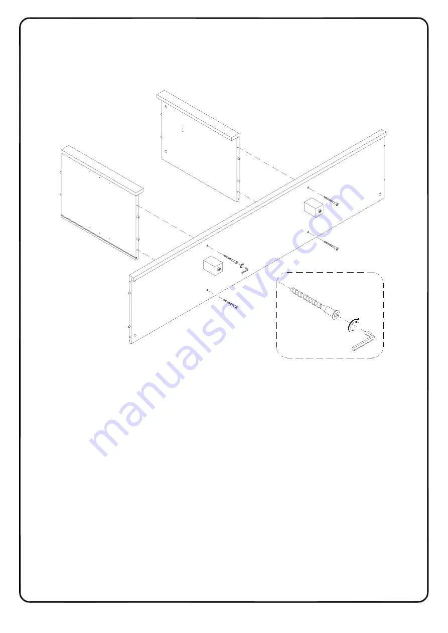 Walker Edison W70FPBDSD Assembly Instructions Manual Download Page 18