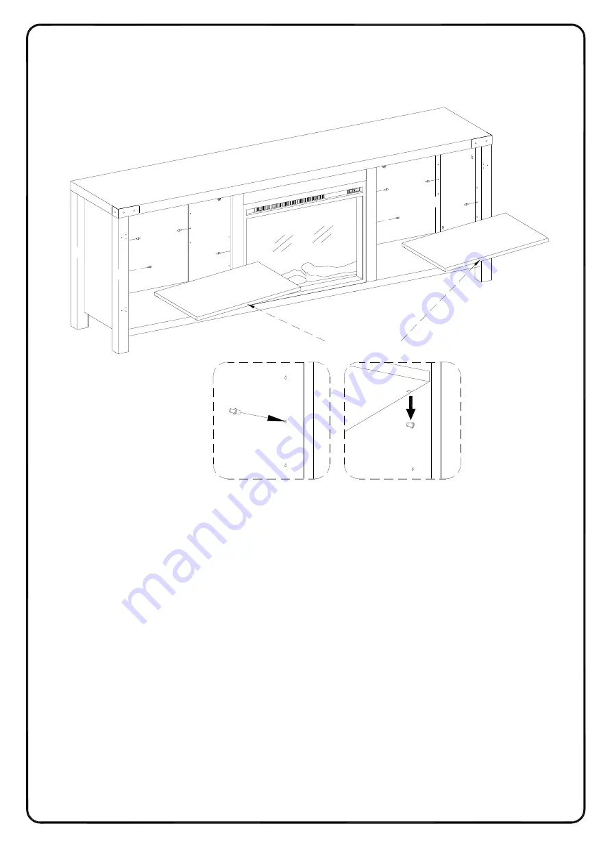 Walker Edison W70FPBDSD Assembly Instructions Manual Download Page 28