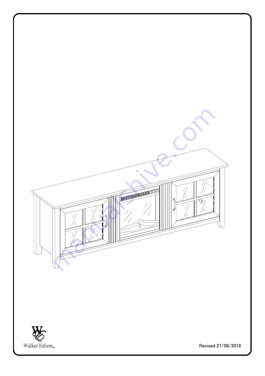 Walker Edison W70FPSC Скачать руководство пользователя страница 1