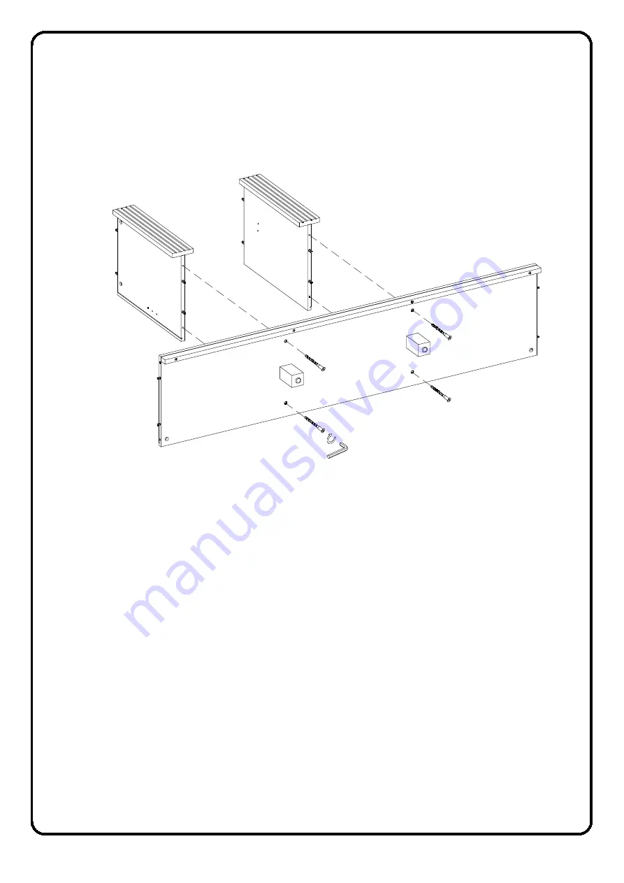 Walker Edison W70FPSC Assembly Instructions Manual Download Page 13