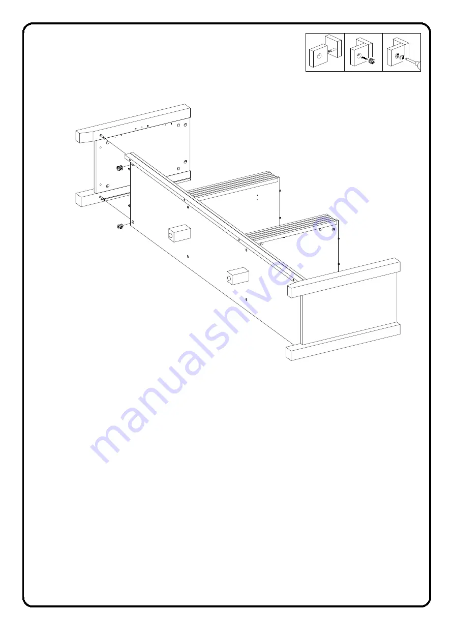 Walker Edison W70FPSC Assembly Instructions Manual Download Page 15