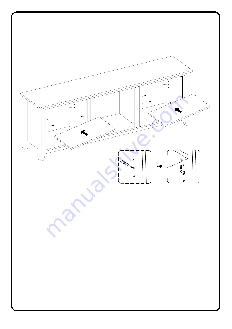 Walker Edison W70FPSC Assembly Instructions Manual Download Page 21