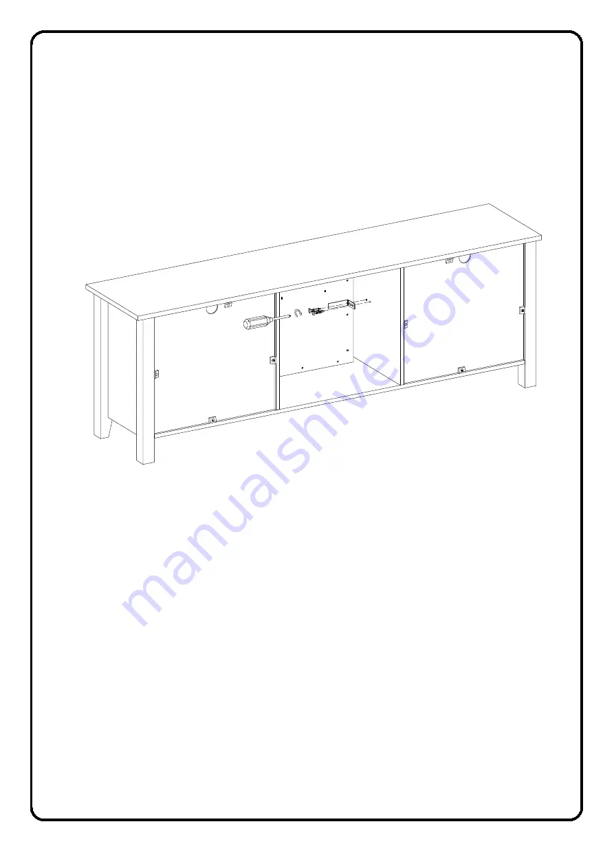 Walker Edison W70FPSC Assembly Instructions Manual Download Page 24