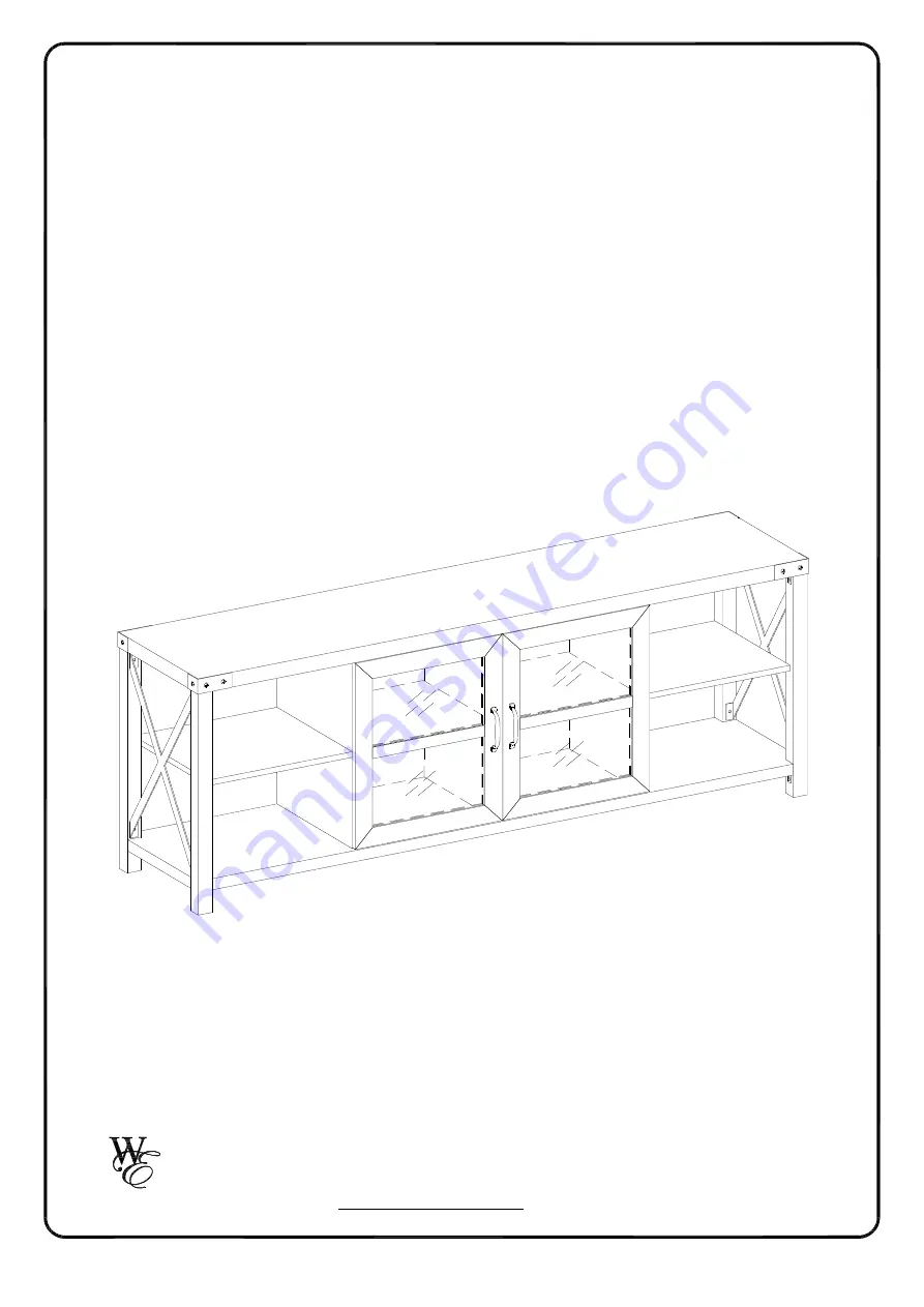 Walker Edison W70MX2D Assembly Instructions Manual Download Page 1