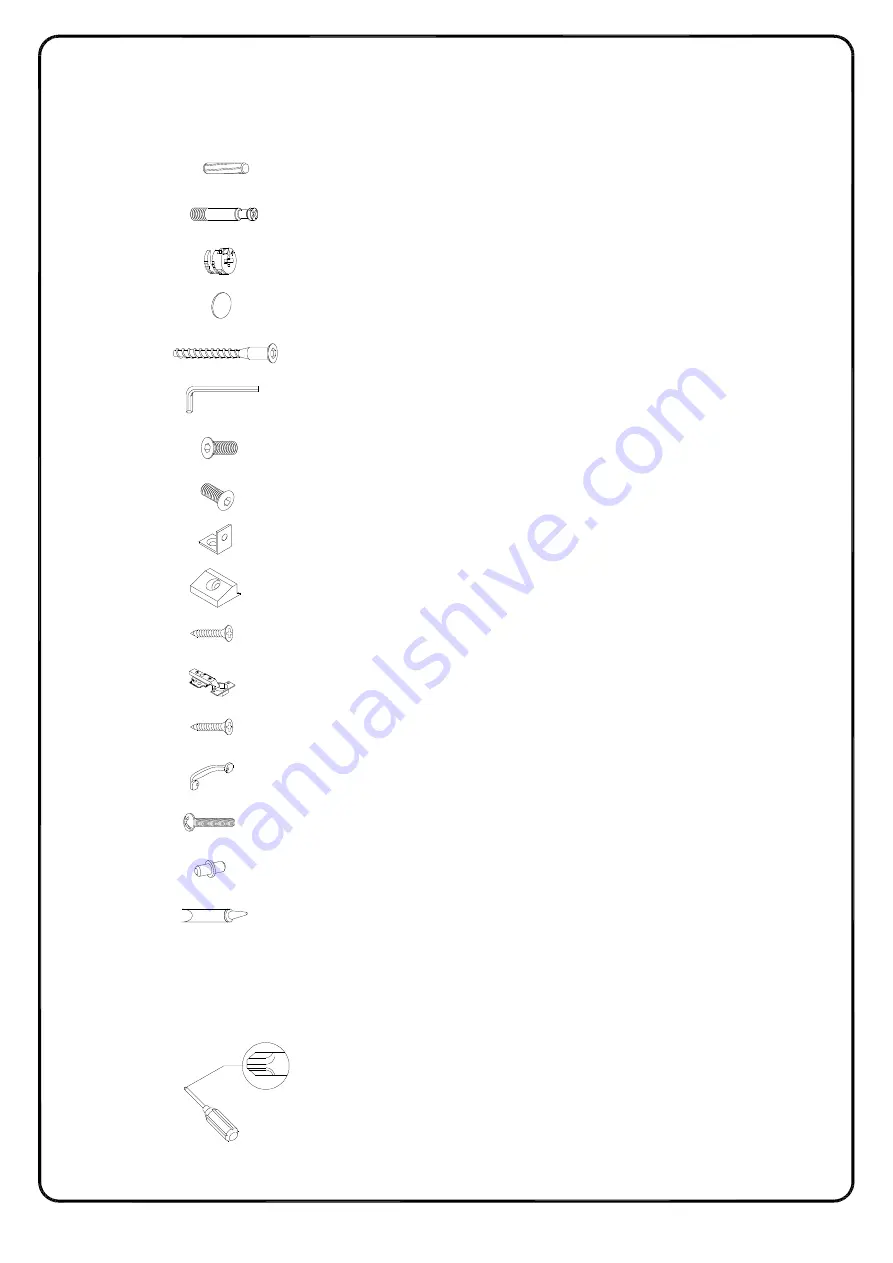 Walker Edison W70MX2D Assembly Instructions Manual Download Page 4