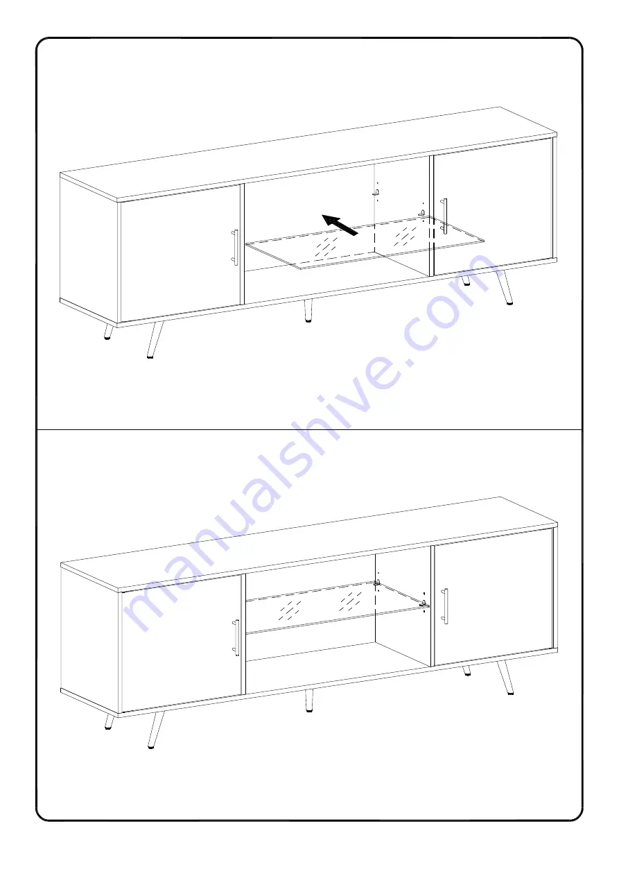 Walker Edison W70NOR Assembly Instructions Manual Download Page 13