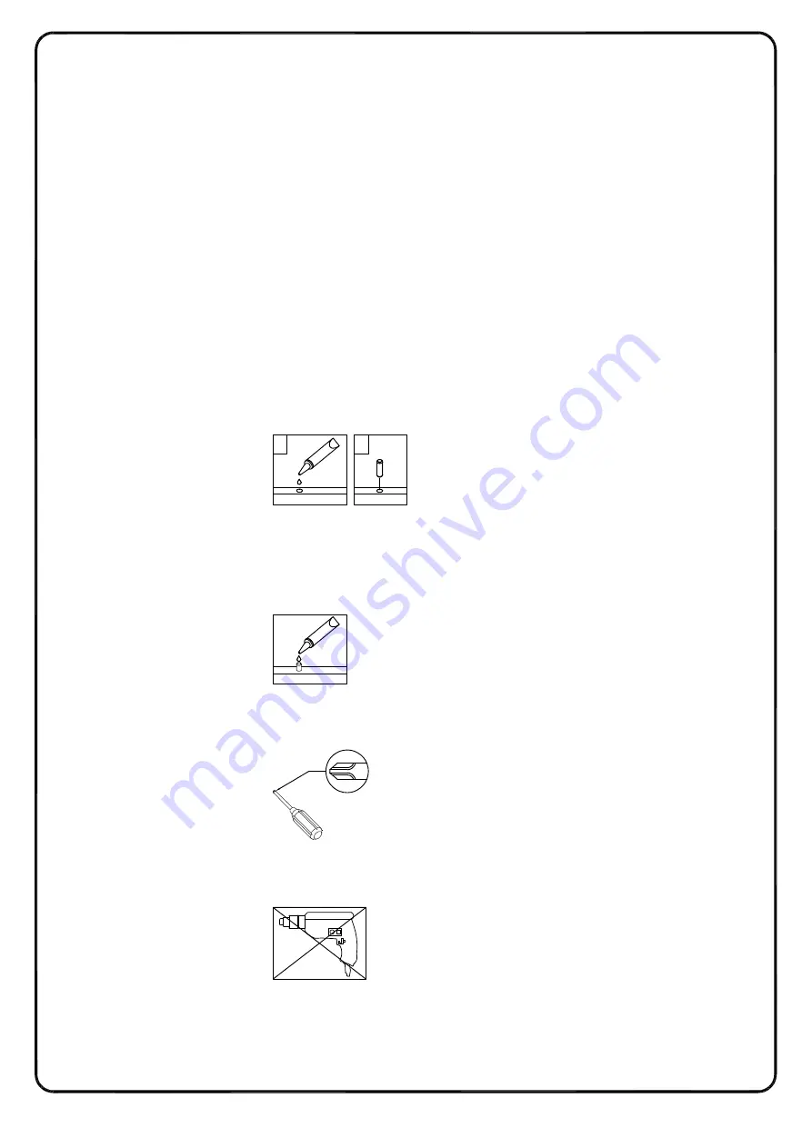 Walker Edison WQ44CFD Assembly Instructions Manual Download Page 3