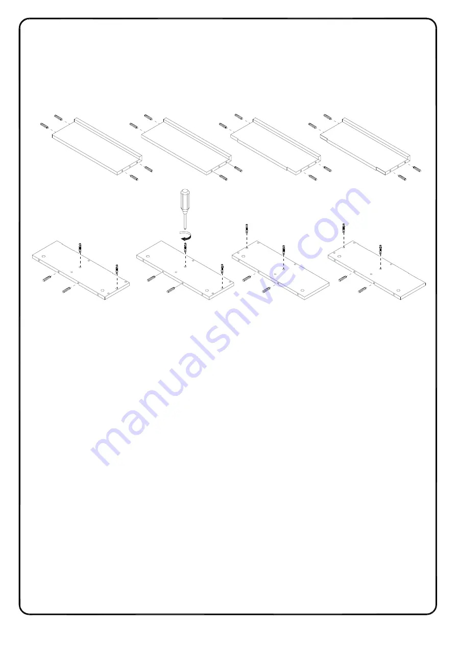 Walker Edison WQ52C4DR Assembly Instructions Manual Download Page 14