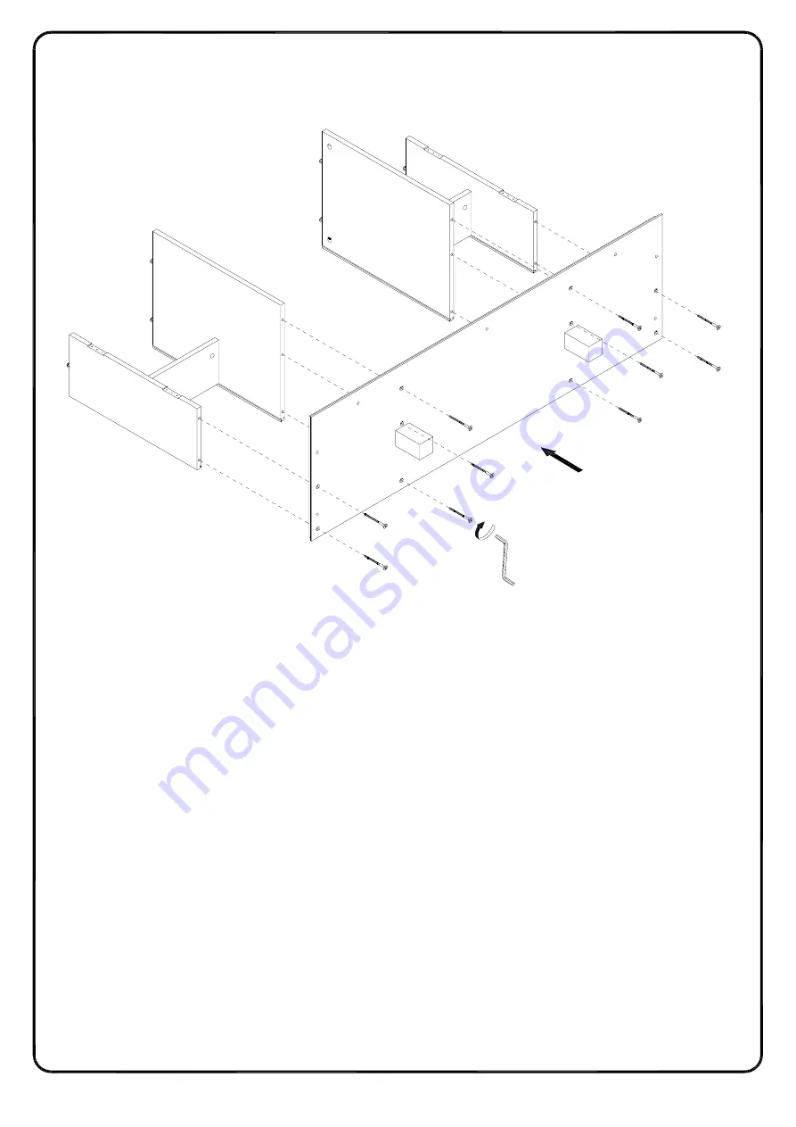 Walker Edison WQ52C4DR Assembly Instructions Manual Download Page 17