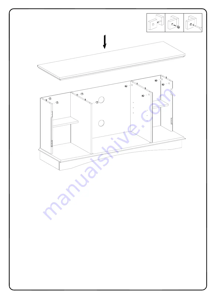 Walker Edison WQ52C4DR Assembly Instructions Manual Download Page 21