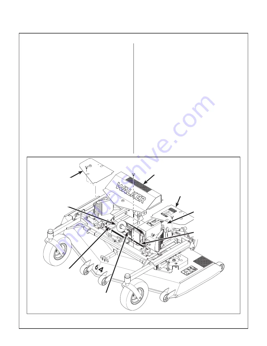 Walker H24d Operator'S Manual Download Page 74