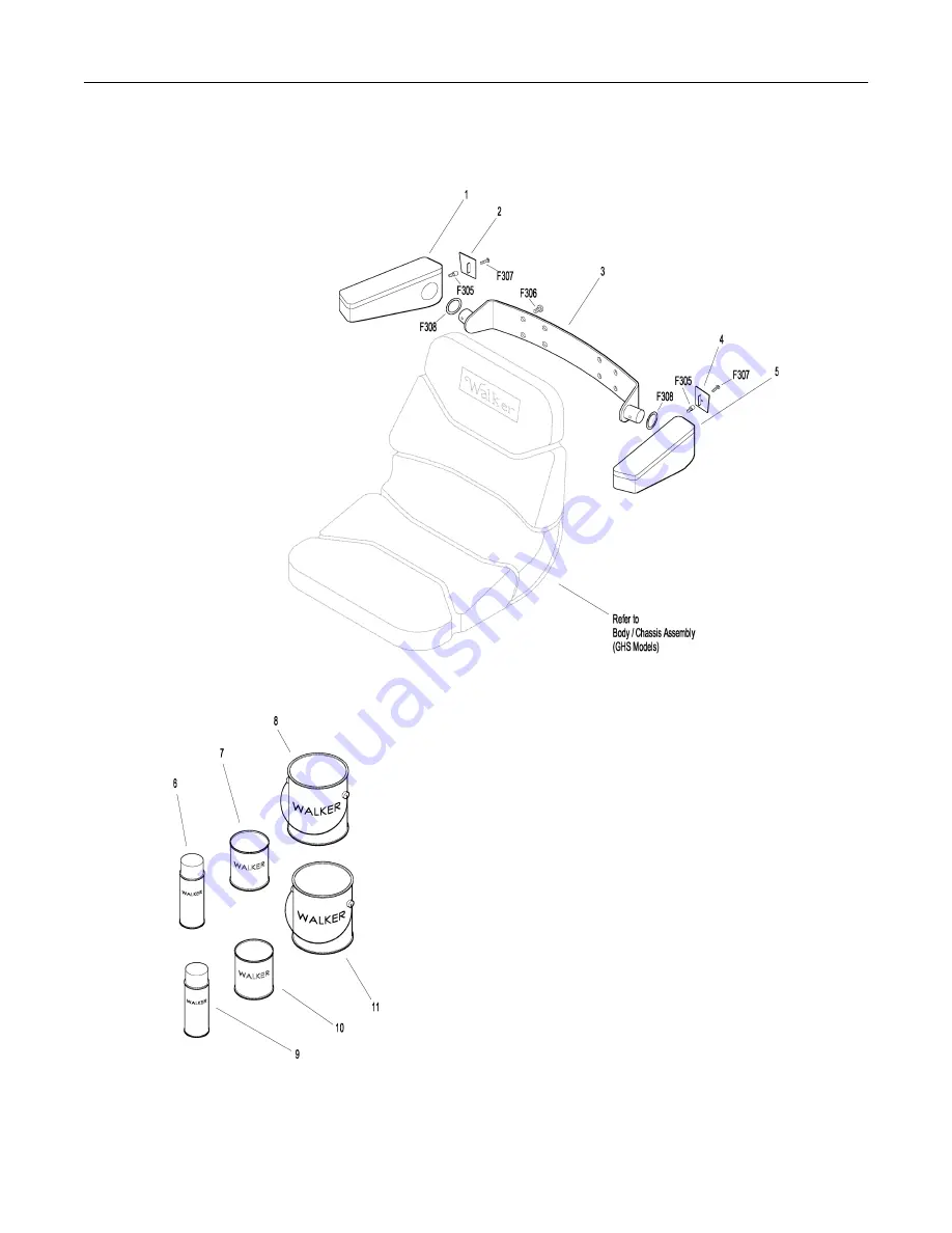 Walker MC (16 HP) Illustrated Parts Manual Download Page 45