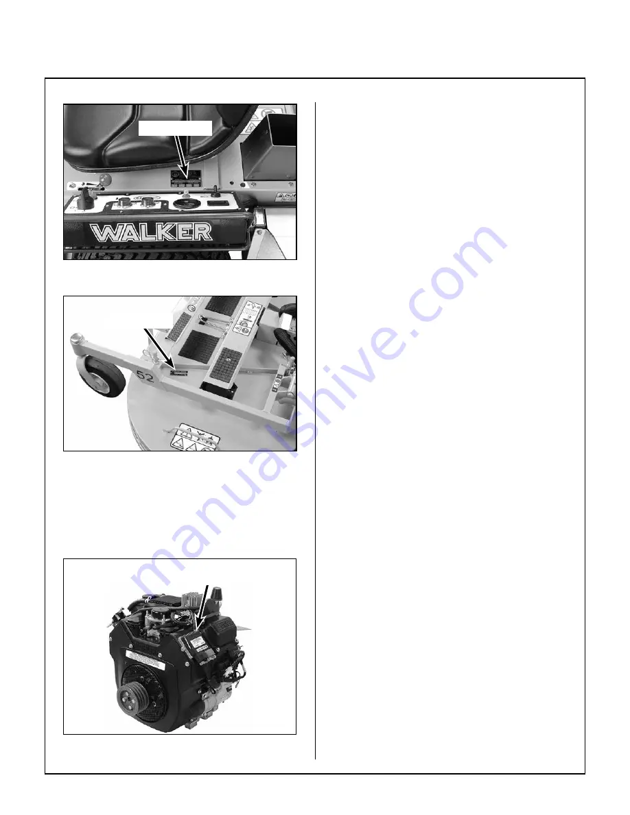 Walker T25i Operator'S Manual Download Page 6