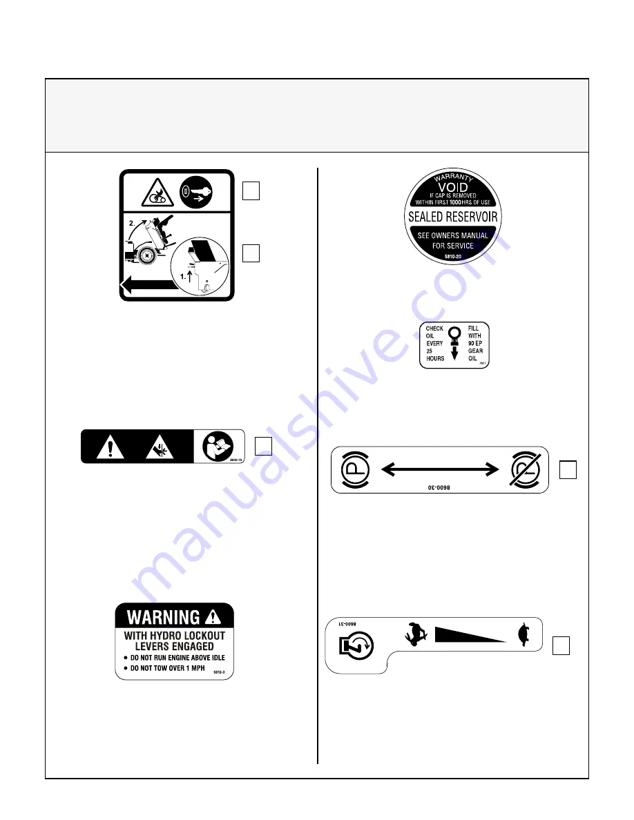 Walker T25i Operator'S Manual Download Page 20