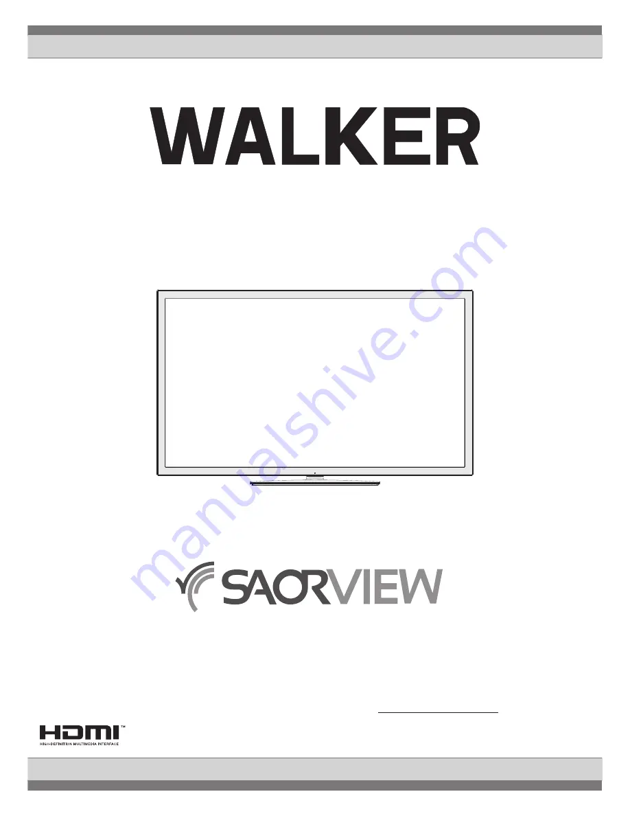 Walker WP5570LED Operating Instructions Manual Download Page 1