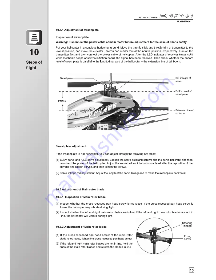 Walkera FPV400 User Handbook Manual Download Page 18