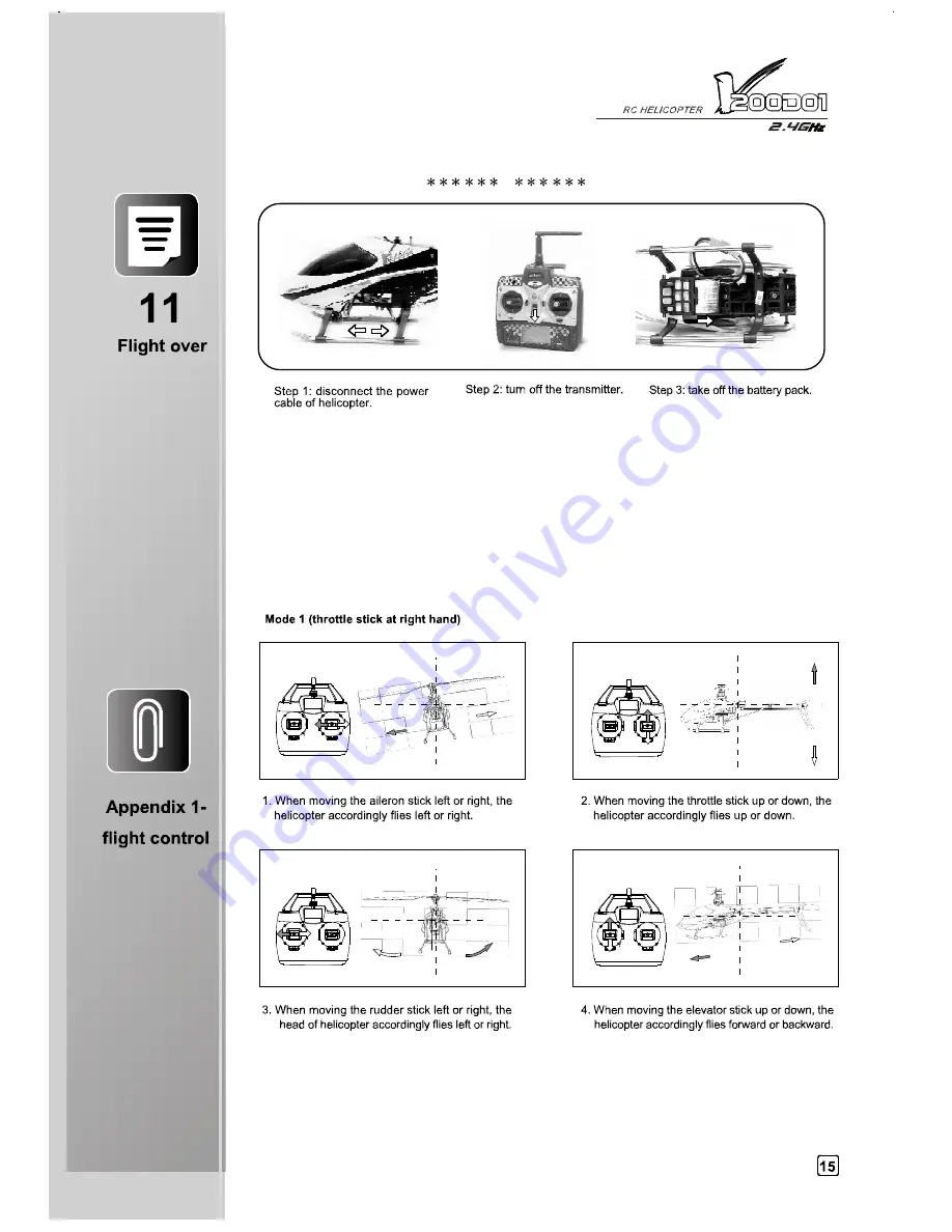 Walkera HM V200D01 User Manual Download Page 18