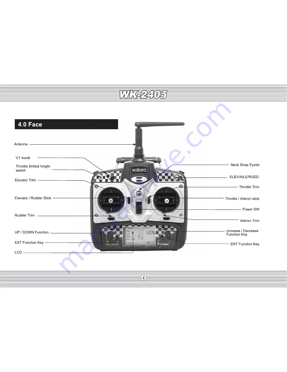 Walkera WK-2403 User Manual Download Page 6