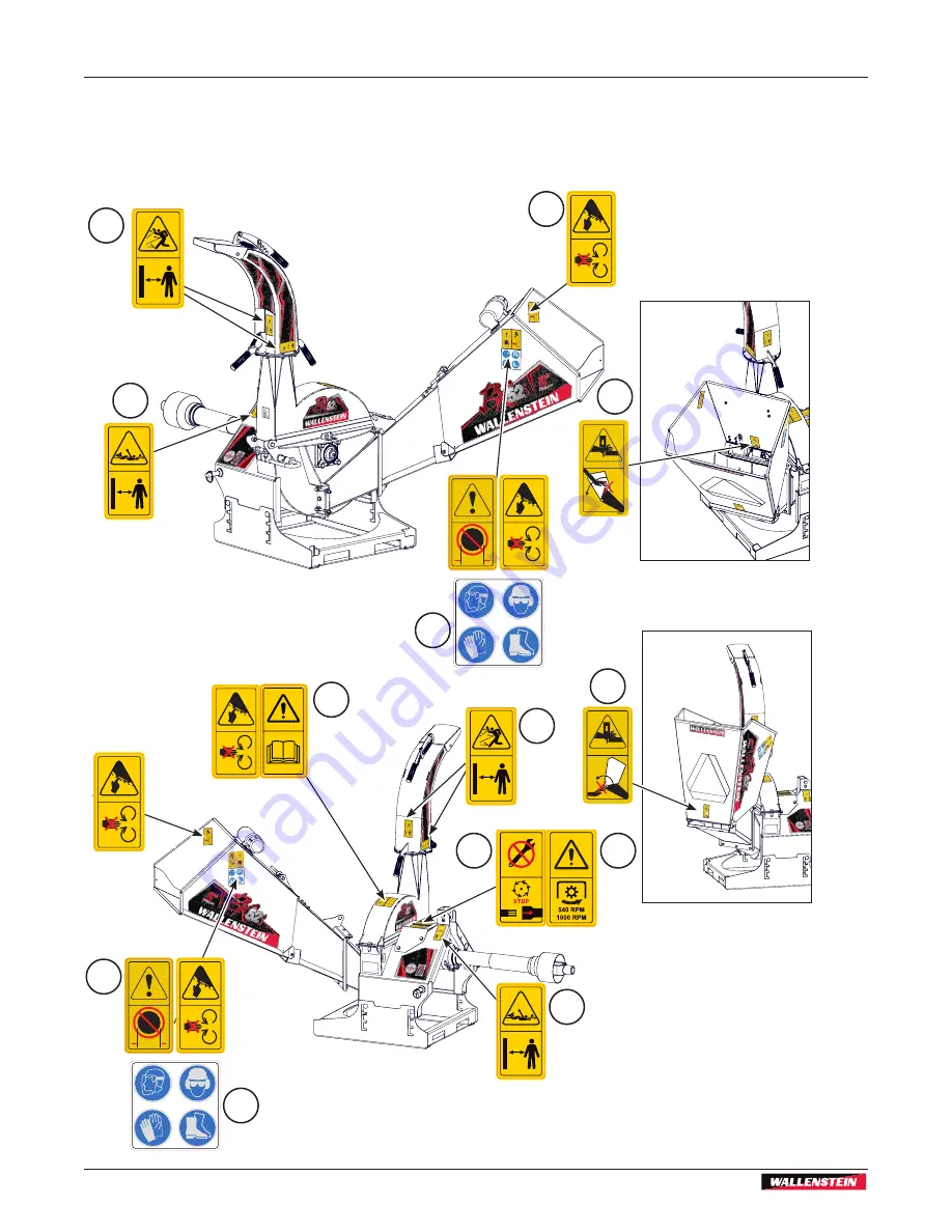 Wallenstein BX36S Operating Manual Download Page 16