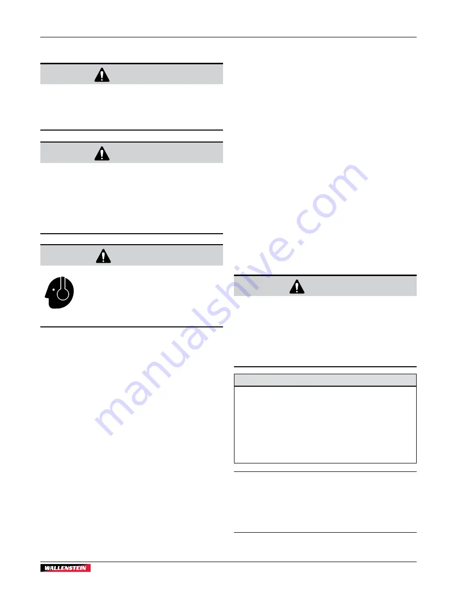 Wallenstein BXR Series Operator'S Manual Download Page 41