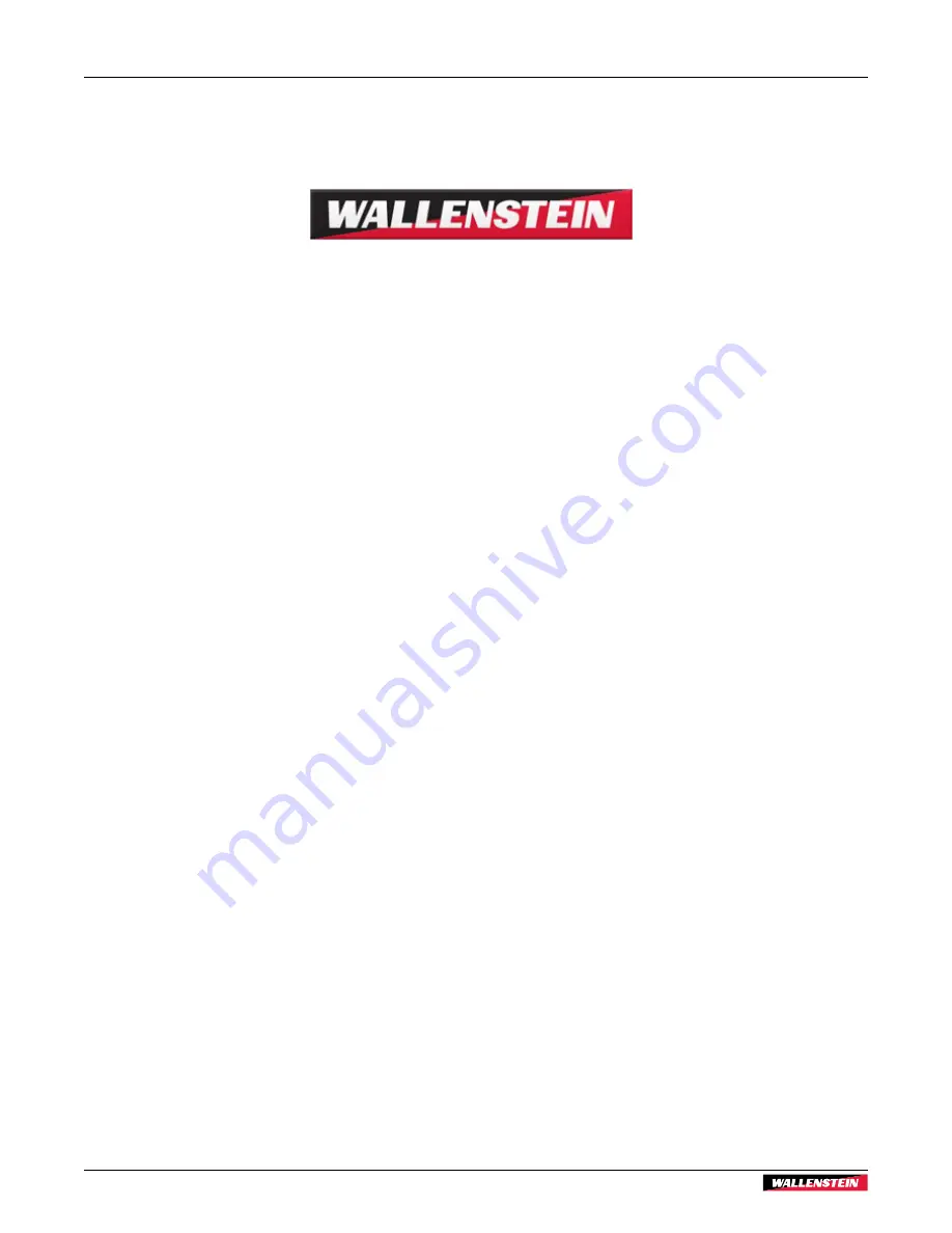 Wallenstein BXS Series Operator'S Manual Download Page 42